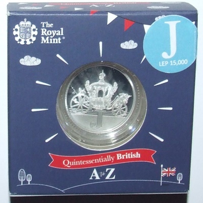 2018 Silver Proof Ten Pence - The Great British Coin Hunt - J